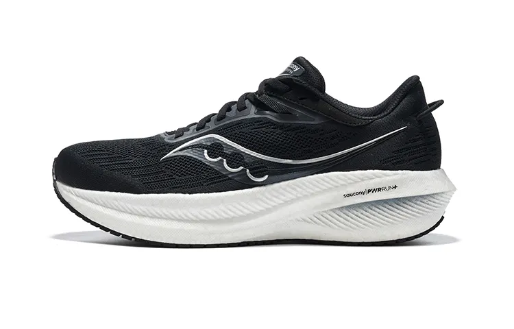 Saucony Triumph Victory 21 Low top Training Running Shoes Men's Black White