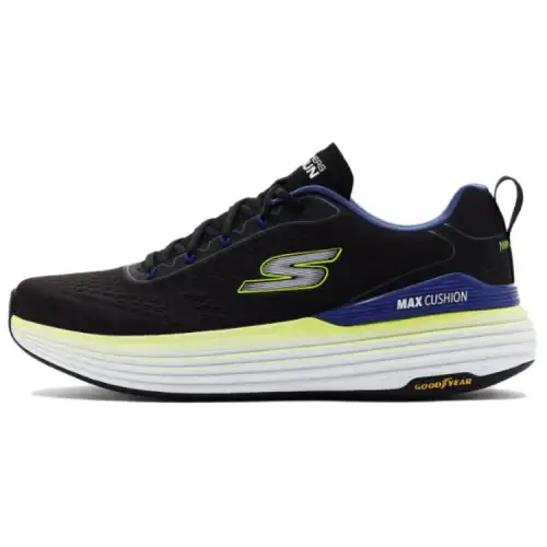Skechers Abrasion Resistant Mid top Running Shoes Men's Black