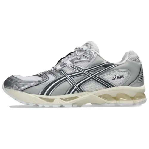 ASICS GEL Nimbus 10.1 Low top Casual Running Shoes Unisex White Silver