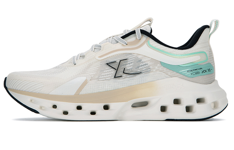XTEP Cushioning Spin 10.0 Running Shoes Men’s Low Top White Green