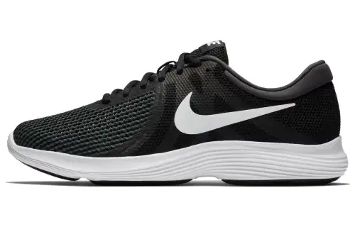 Nike REVOLUTION 4 Cushioning Slip Resistant Low top Running Shoes Men's Black