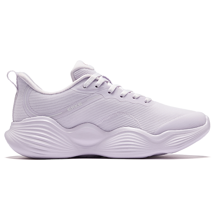 Erke Cushioning Slip Resistant Abrasion Resistant Low top Running Shoes Women’s Purple