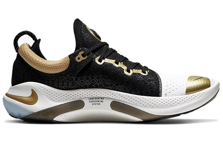 Кроссовки Nike Joyride Run 1 FK (бело-золотой) — Белыйзолотой — фото 2