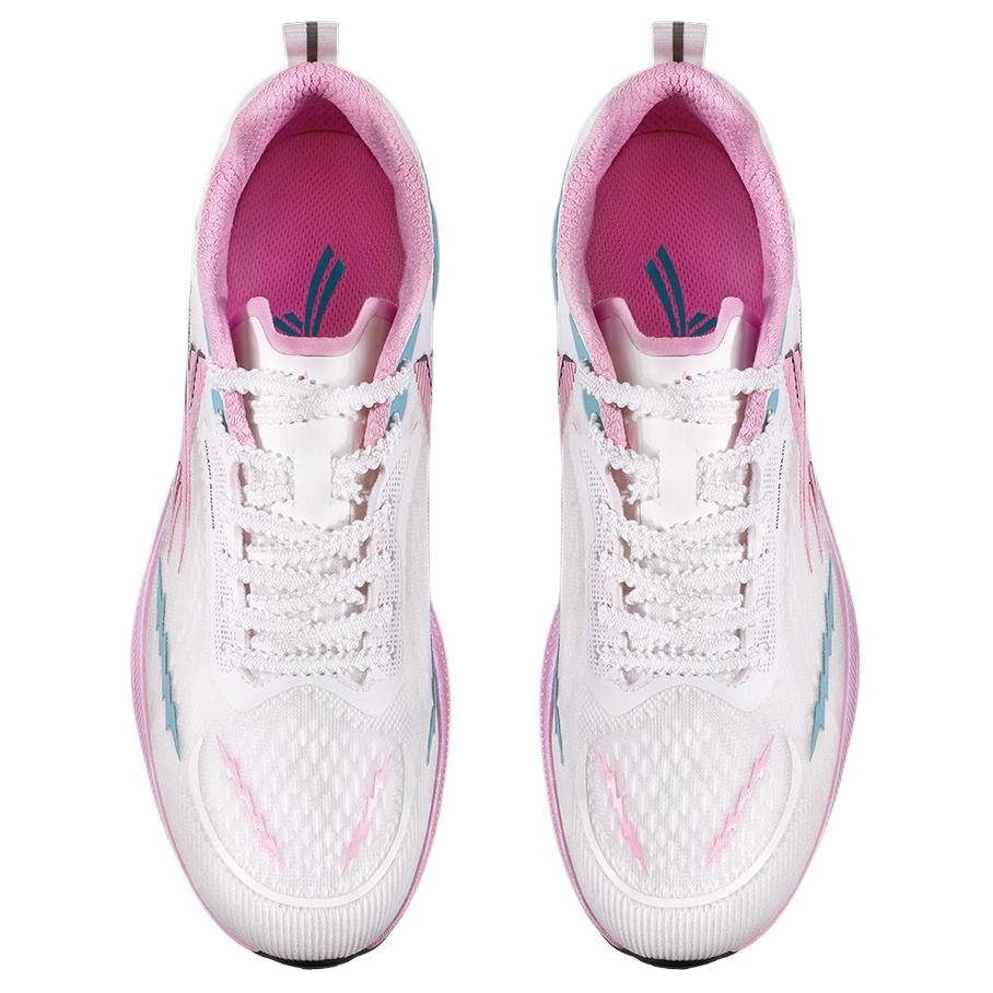 Volanti 911 Dreamy Lightning Cushioning, Wear Resistant Running Shoes Unisex White Pink