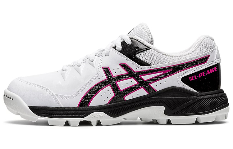 ASICS Gel Peake 1 Fashion Cushioning, Wear Resistant Low top Running Shoes Women's White Black Purple