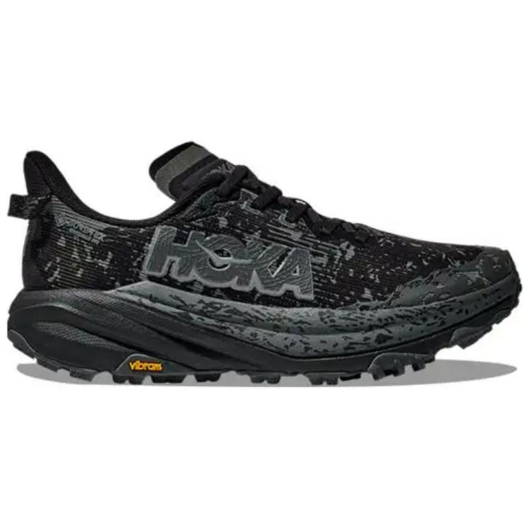 HOKA ONE ONE SPEEDGOAT 6 Comfortable Slip Resistant Abrasion Resistant Low top Running Shoes Women’s Black