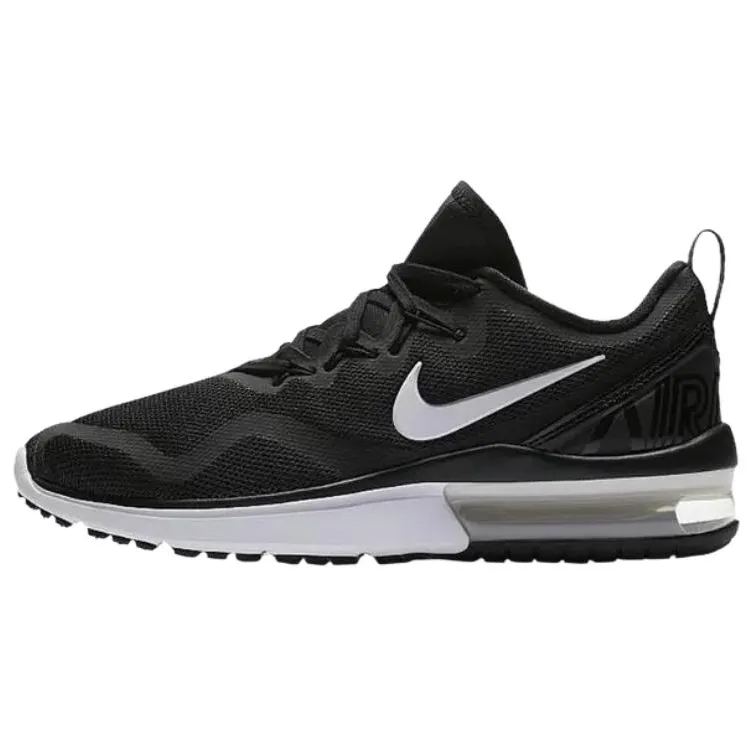 Nike Air Max Fury Abrasion Resistant Abrasion Resistant Low top Running Shoes Women's Black White