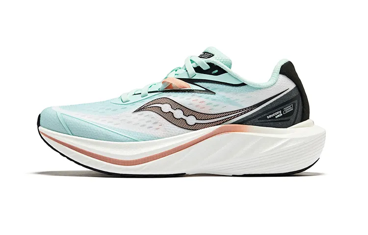 Saucony Slay Full Speed 2 Slip Resistant And Breathable Low top Running Shoes Women's Blue White Black