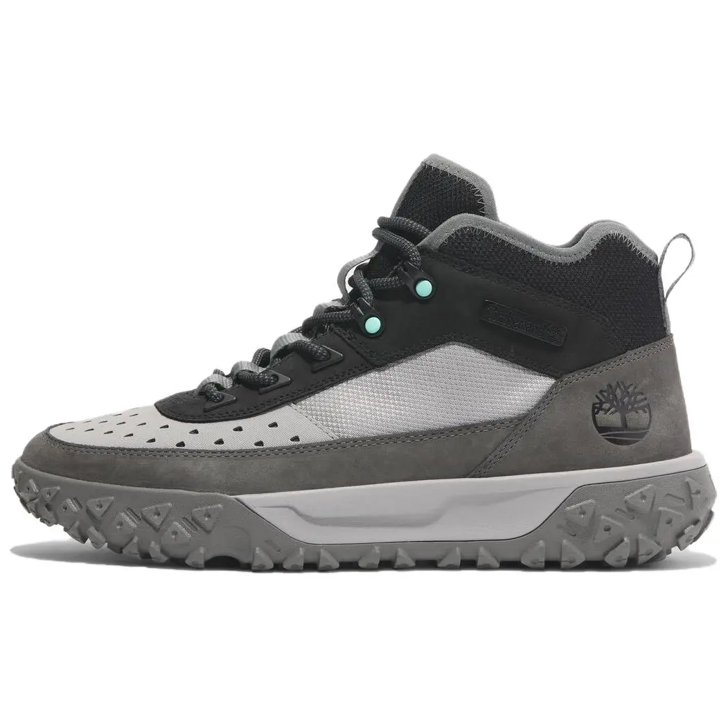 Timberland Greenstride Motion Slip Resistant Abrasion Resistant Mid top Outdoor Shoes Men's Gray