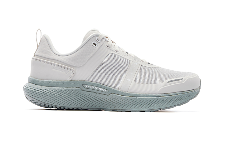Saucony Triumph Victory Comfortable Mesh Cushioning Breathable Low top Running Shoes Unisex White Gray