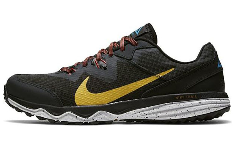 Мужские кроссовки Nike Juniper Trail (черно-красно-желтые)