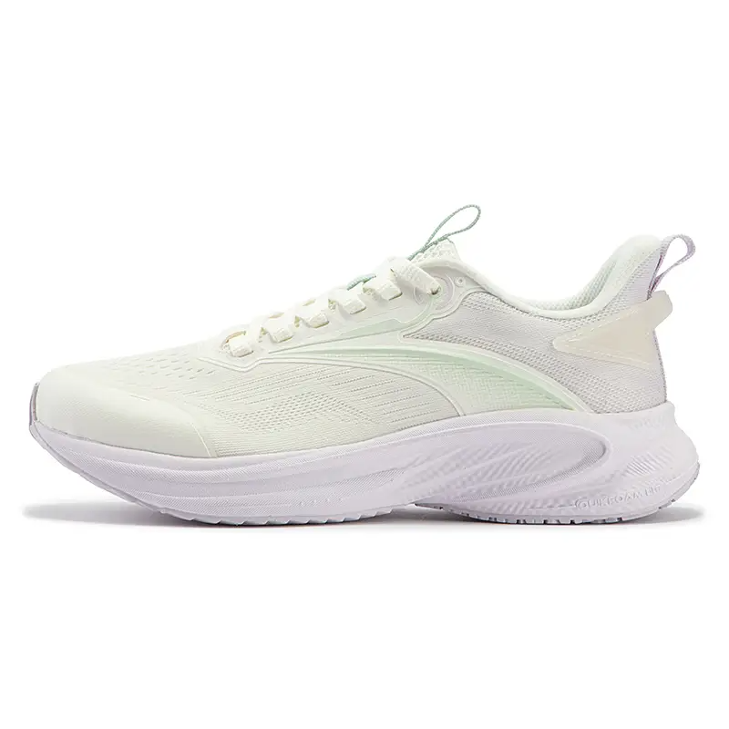 361° Swift Speed Slip Resistant And Breathable Low top Running Shoes Women’s Feather White Micro Grape Purple