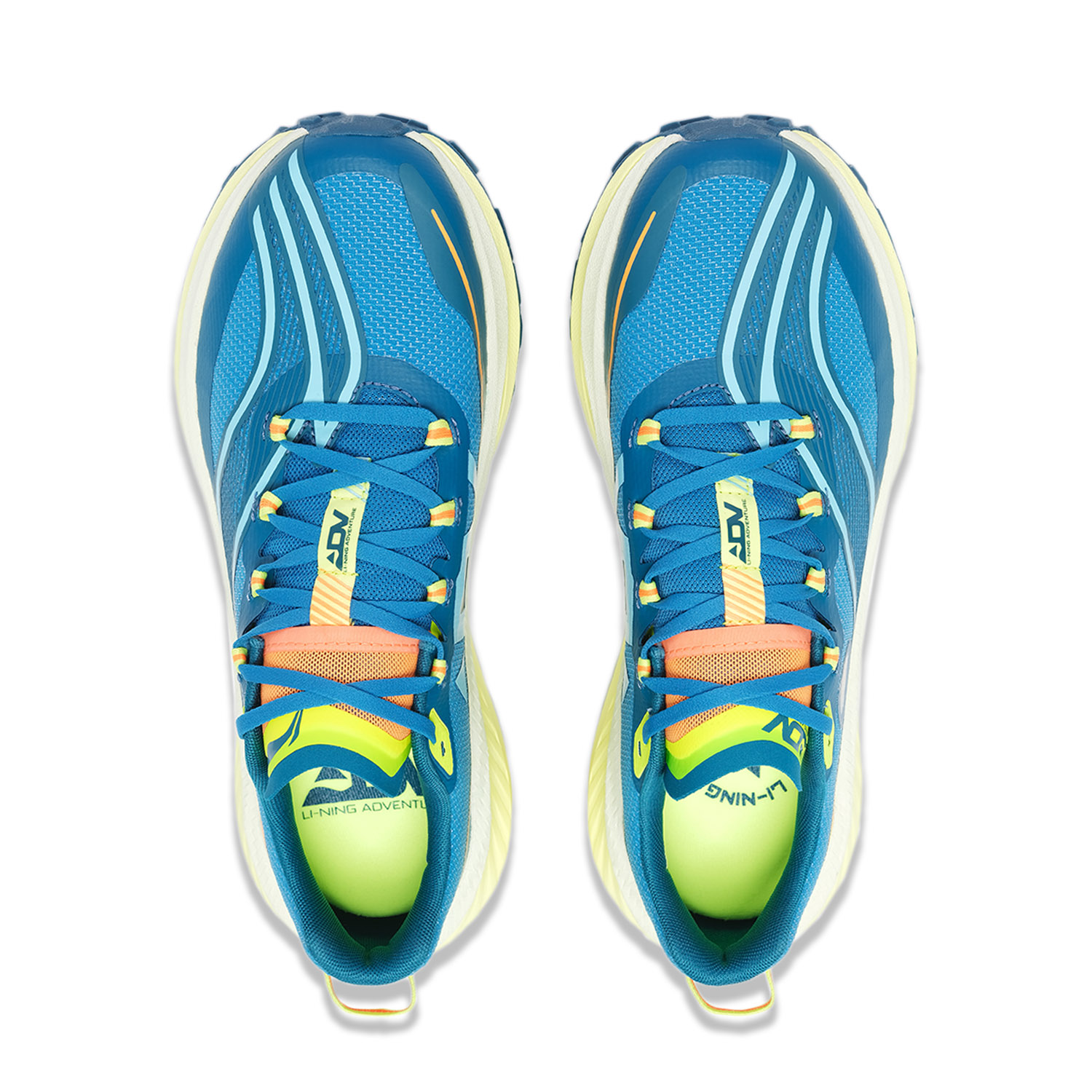 Li Ning Dilu Abrasion Resistant Slip Resistant Low top Running Shoes Men’s Blue