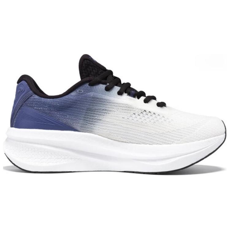 361° Abrasion Resistant Cushioning Abrasion Resistant Cushioning Low top Sprint Running Shoes Men’s White Blue Black