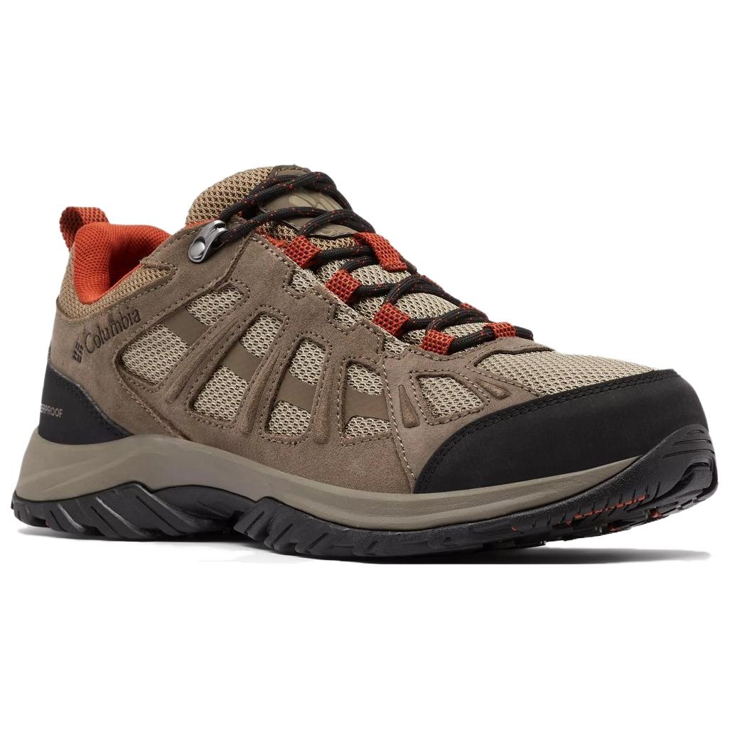 Columbia Redmond 3 Waterproof Comfortable Slip Resistant Abrasion Resistant Low top Outdoor Shoes Men’s Brown