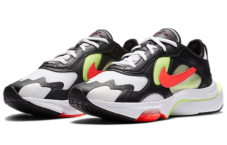 Женские кроссовки Nike Air Zoom Division (черно-бело-красный) — Чёрныйбелыйкрасный — фото 3
