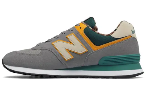 New Balance NB 574 Vintage Fabric Low top Running Shoes Men's Gray Green