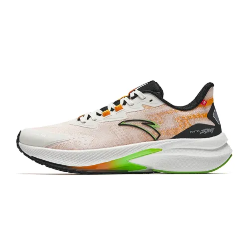 ANTA Rocket 5.0 Running Shoes Men's Low Top Ivory White / Sunrise Orange / Basic Black