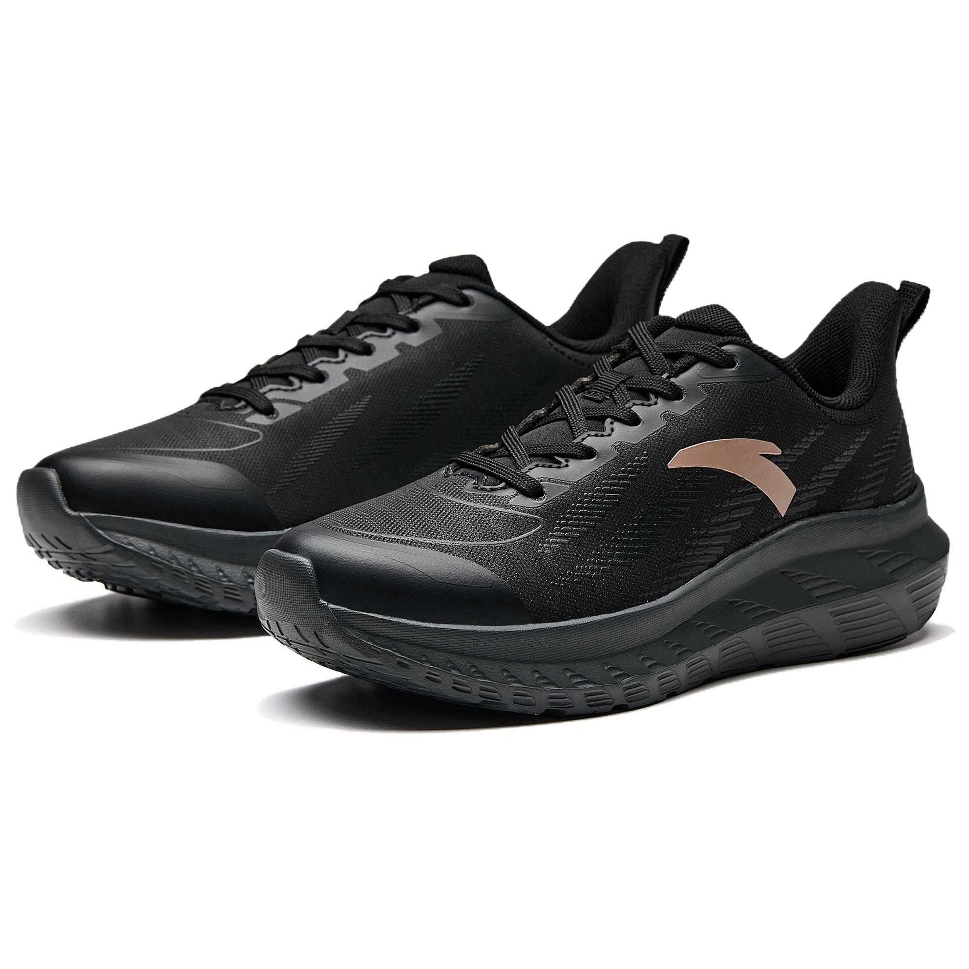Anta Slip Resistant Abrasion Resistant Low top Casual Running Shoes Women’s Black