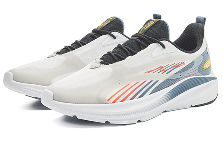 Erke ZhuiFeng Low top Running Shoes Men’s White Blue