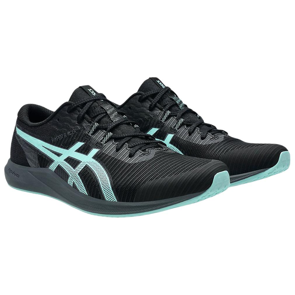 ASICS HYPER RACER Abrasion Resistant Low top Training Long Distance Running Shoes Men’s Black
