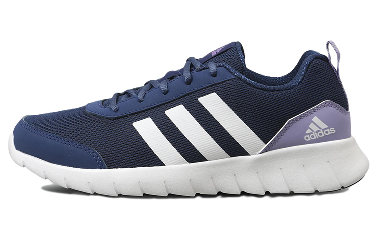 Adidas Vertago Fabric Abrasion Resistant Low top Running Shoes Women's Blue Purple