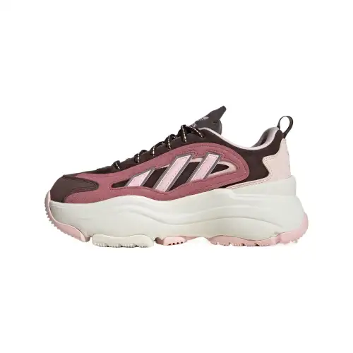 Adidas Originals OZGAIA Slip Resistant, Abrasion Resistant, Breathable Low top Chunky Sneakers Women's Dark Brown