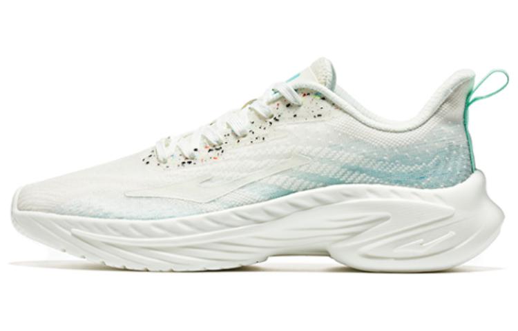 Erke Cushioning Slip Resistant Abrasion Resistant Lightweight Low top Running Shoes Women’s White Blue