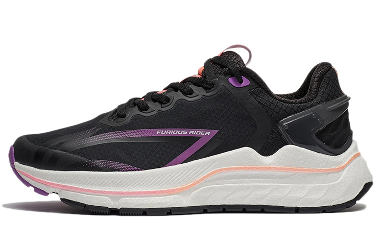 Li Ning Furious Rider 5.0 BOOM Technology Low top Running Shoes Women’s Black Purple