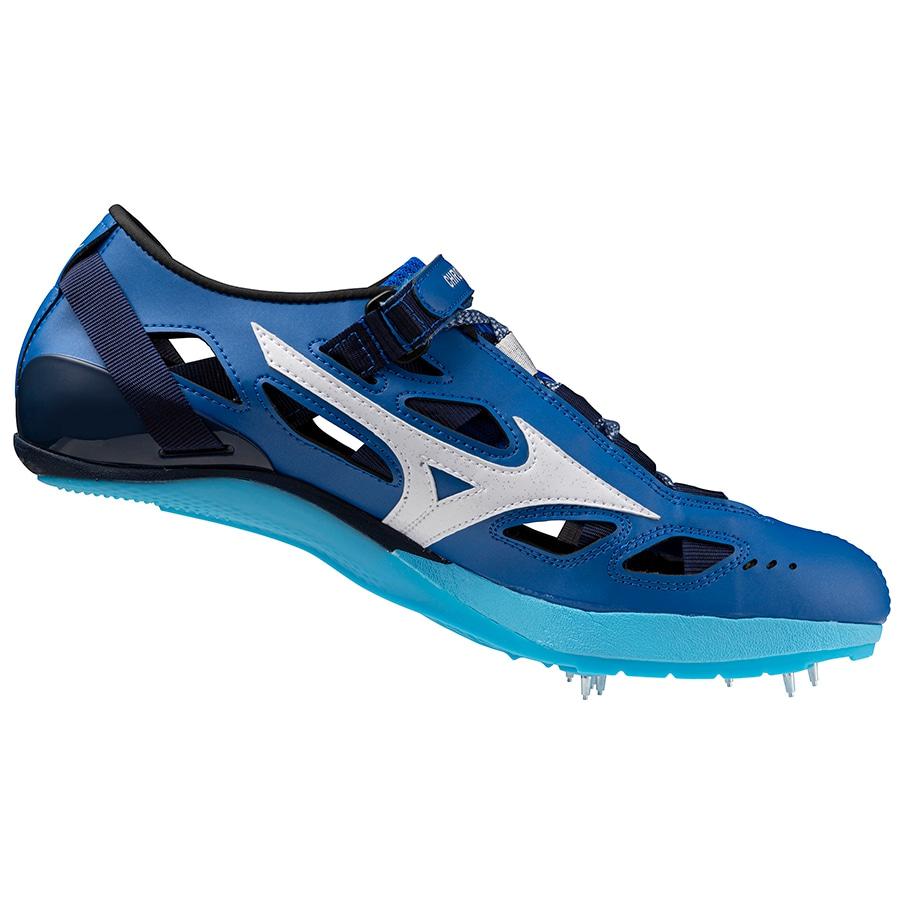 Mizuno Slip Resistant Abrasion Resistant Low top Sprint Running Shoes Unisex Blue White