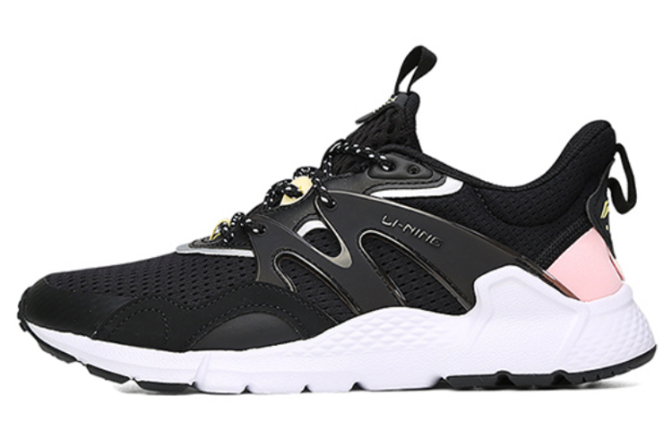 Li Ning Mesh Slip Resistant And Breathable Low top Running Shoes Women’s Black