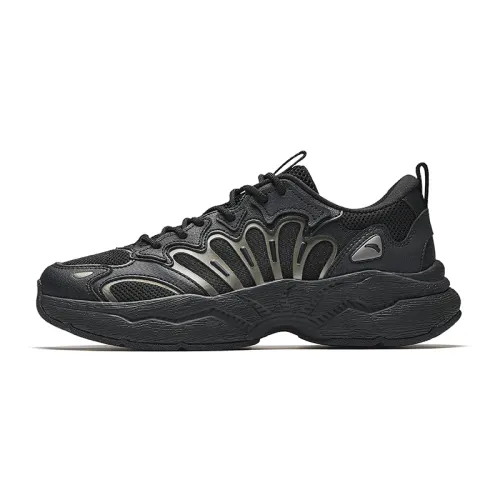Anta Meteorite 3 Low top Chunky Sneakers Men's Basic Black