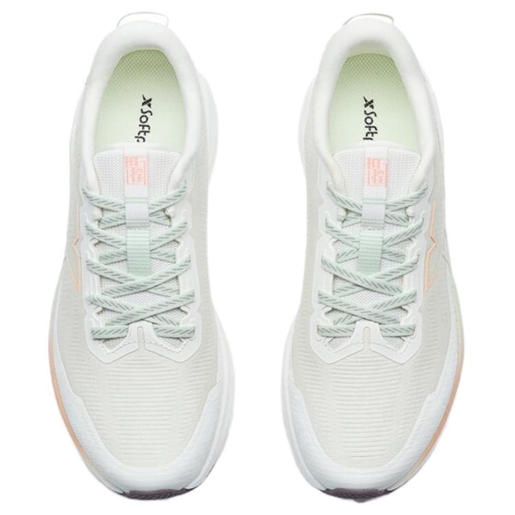 XTEP Cushioning Slip Resistant Low top Casual Running Shoes Women’s White Green