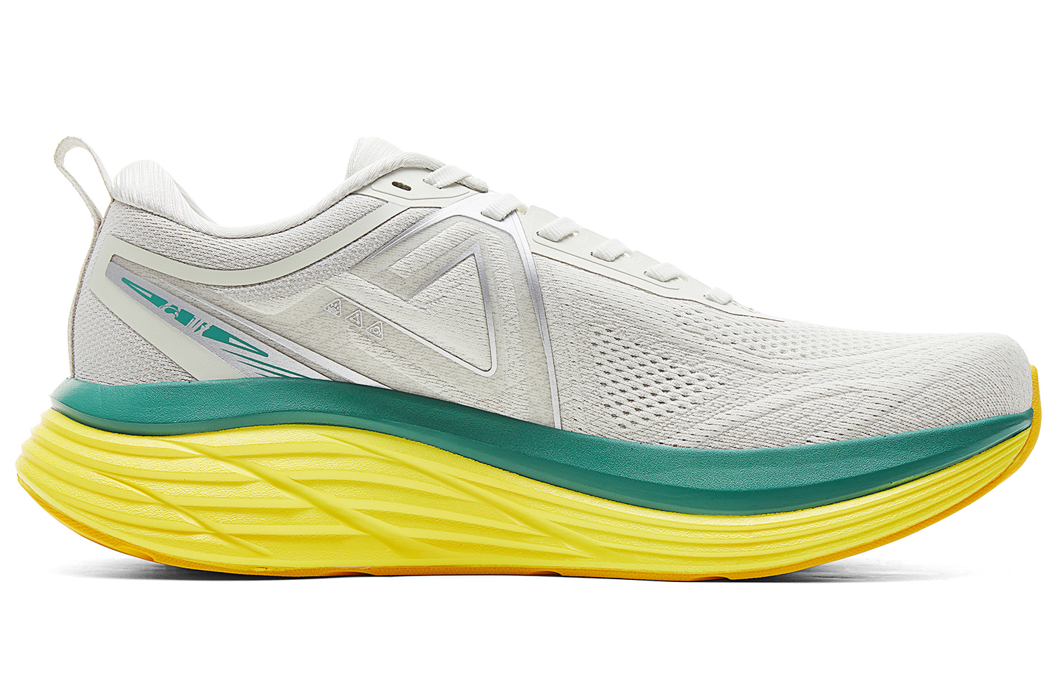 PEAK Running Shoes Men’s Low Top Gray/Yellow