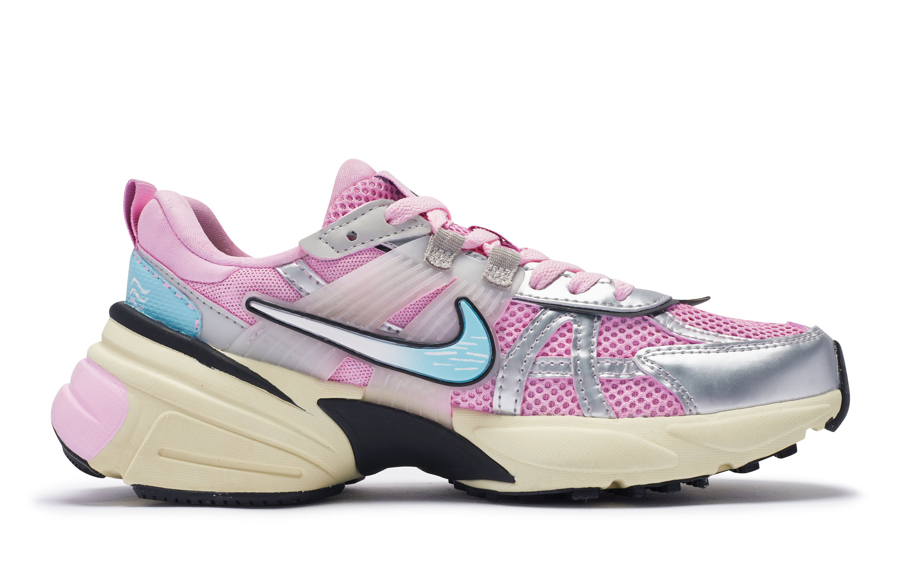 Nike V2K Run Slip Resistant Abrasion Resistant Slip Resistant Abrasion Resistant Low top Casual Running Shoes Women’s