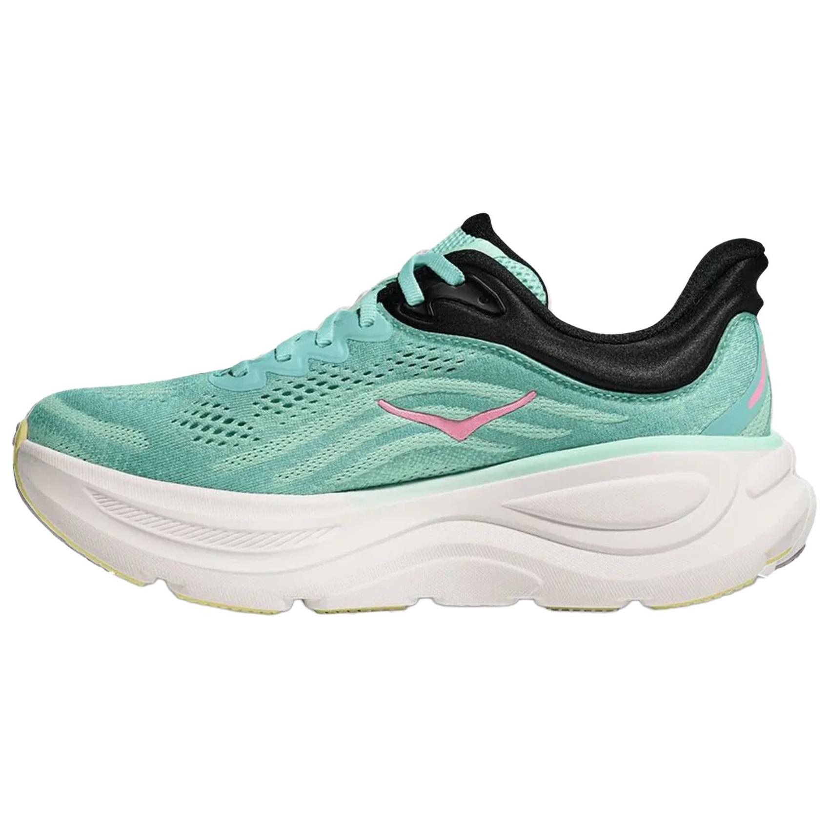 HOKA ONE ONE Bondi 9 Slip Resistant Abrasion Resistant Low top Long Distance Running Shoes Women’s Green