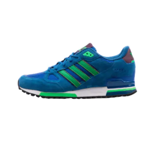 Adidas Originals ZX 750 Slip Resistant Abrasion Resistant Low top Running Shoes Unisex Blue