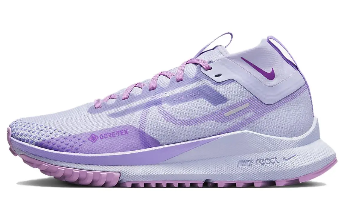 Nike React Pegasus Trail 4 Gore Tex Oxygen Purple Rush Fuchsia Vivid Purple Space Purple Women's