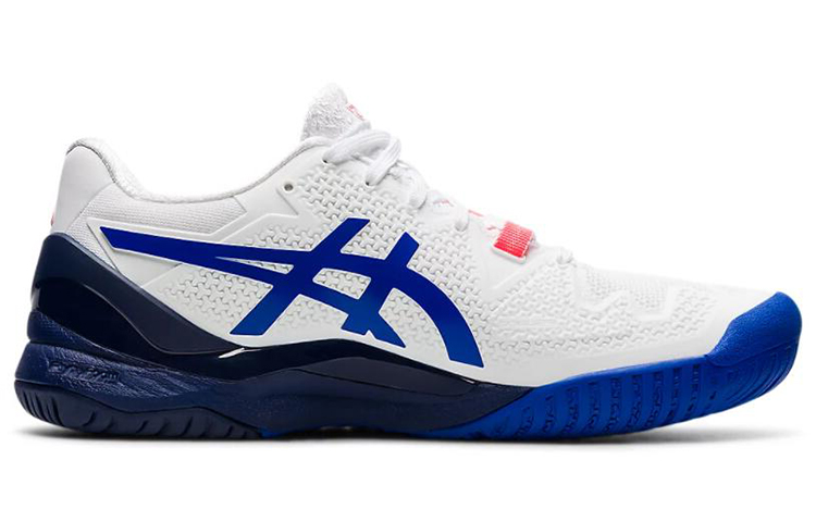 ASICS Gel Resolution 8 Wide ‘White Lapis Lazuli Blue’ Women’s