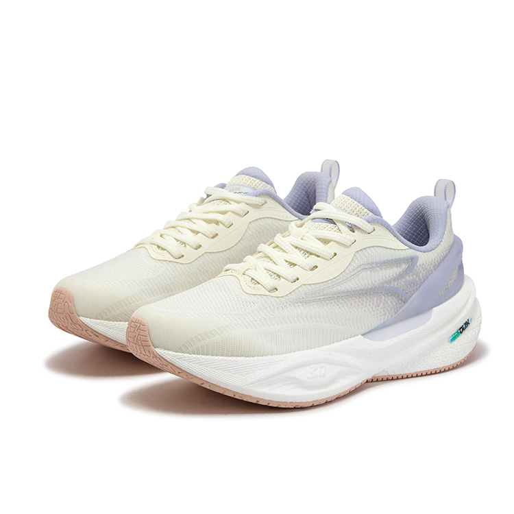 361° Surge CQT 2.0 Fabric Low top Casual Running Shoes Women’s White Purple