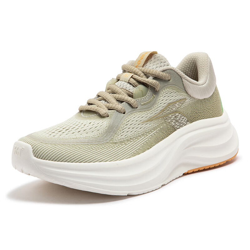 361° Breathable And Wear resistant Low top Casual Running Shoes Women’s White Green