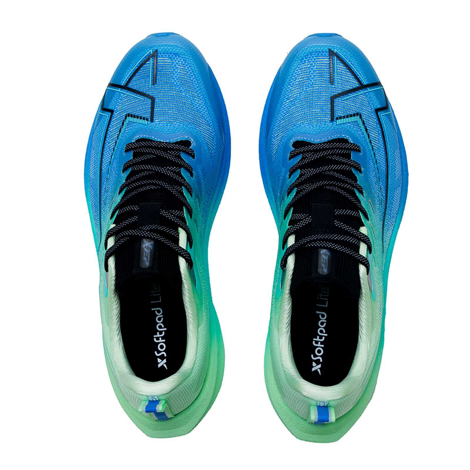 XTEP Cushioning Lightweight Low top Casual Training Running Shoes Men’s Blue Green