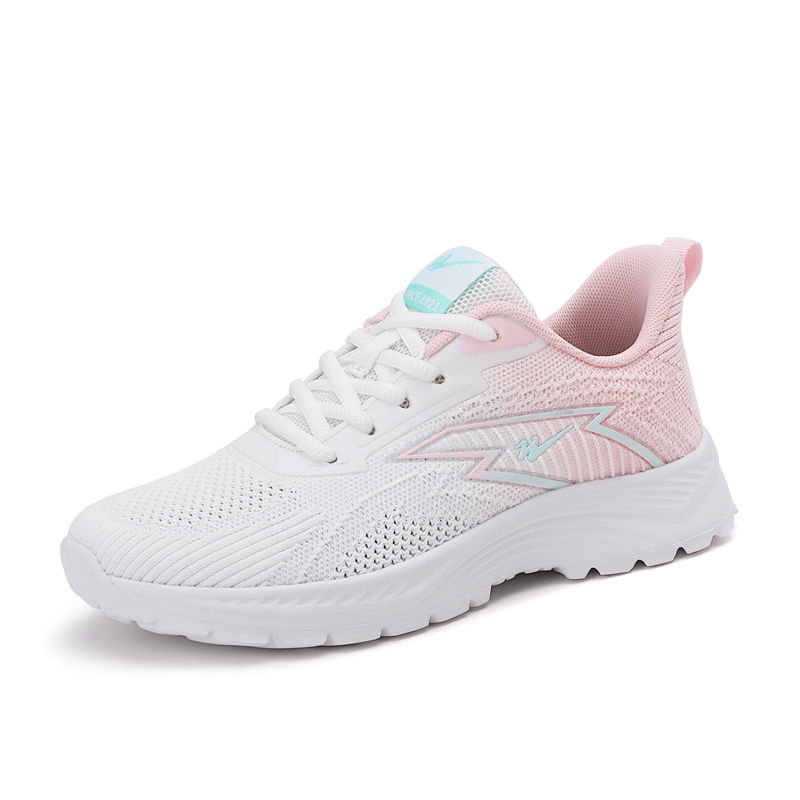 Binary Low top Running Shoes Women’s White Pink