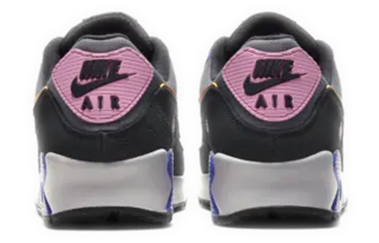 Мужские кроссовки Nike Air Max 90 (серо-фиолетовые) — фото 5