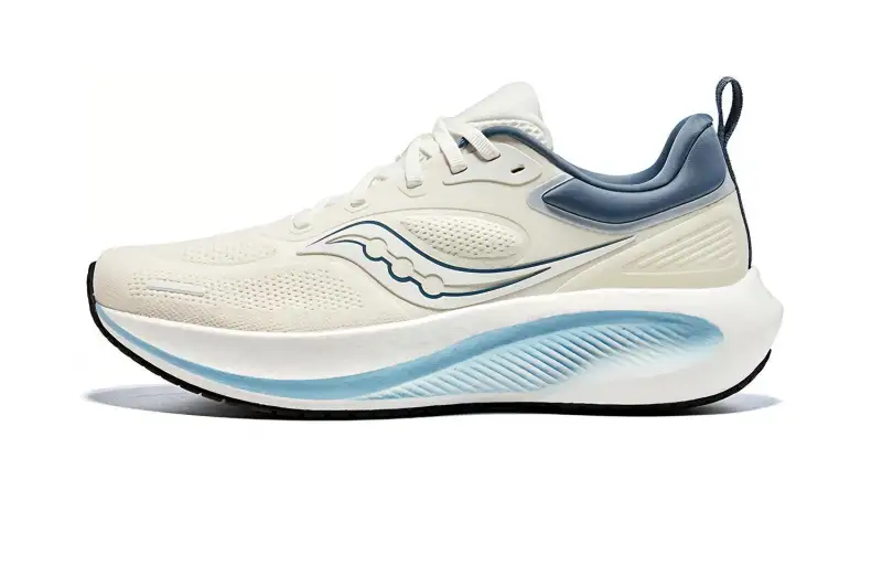 Saucony Surge 3 Fabric Coverage Rebound Lightweight Low top Casual Running Shoes Men's White Blue
