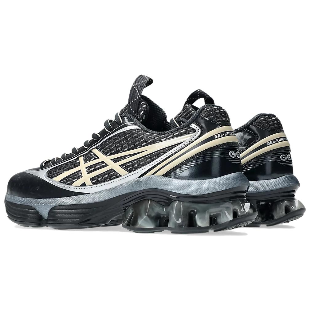 ASICS x KIKO KOSTADINOV GEL KINETIC FLUENT Textile, Synthetic Leather FF BLAST Running Shoes Unisex Black Vanilla White