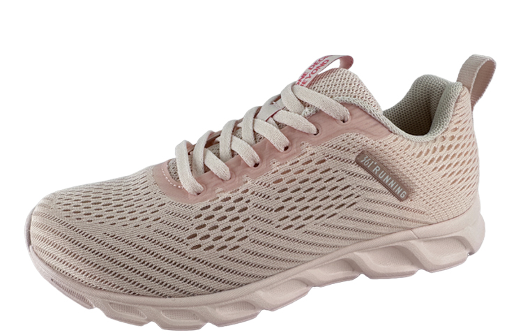 361° Mesh Cushioning Slip Resistant Abrasion Resistant Breathable Low top Running Shoes Women’s Transparent Pink