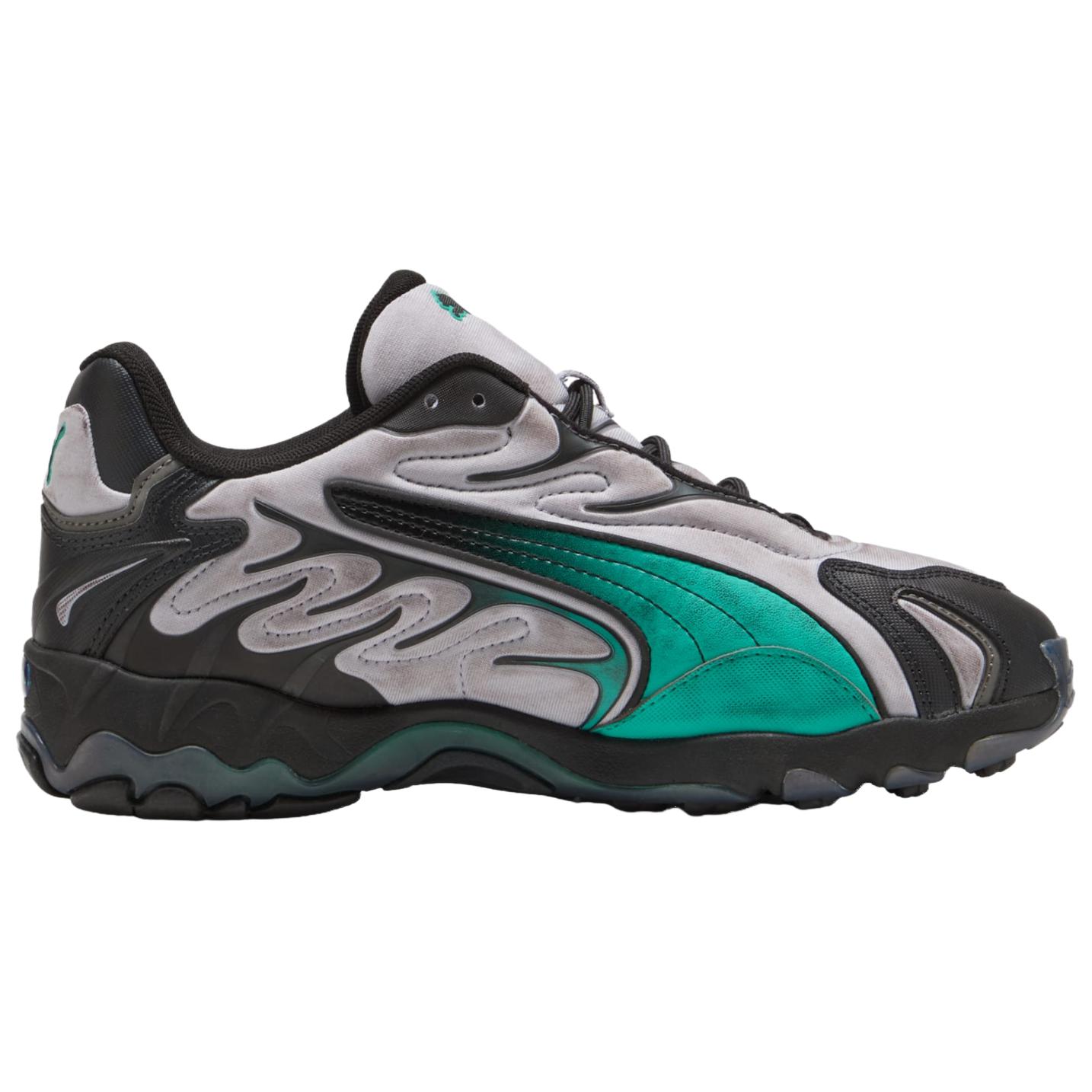 PUMA Inhale Running Shoes Unisex Gray Black Green