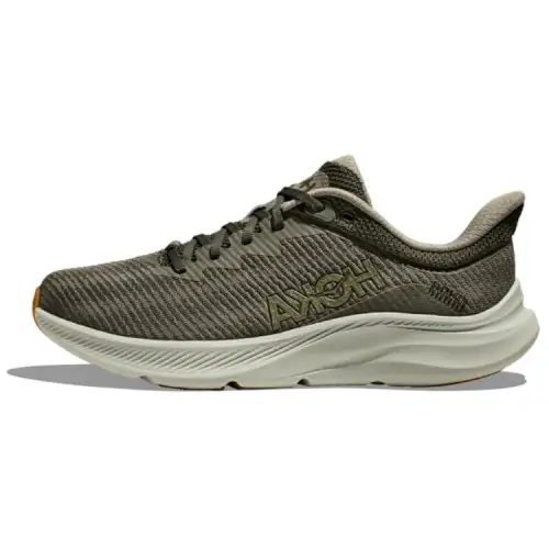 HOKA ONE ONE Solimar Cushioning Slip Resistant Cushioning Slip Resistant Low top Casual Running Shoes Men's Army Green