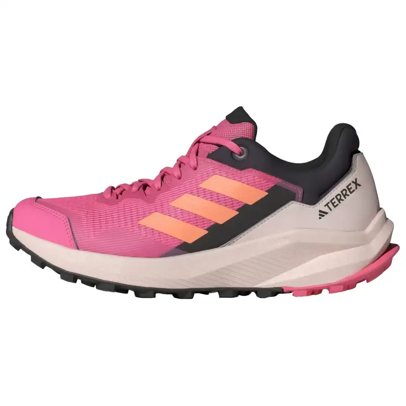 Adidas Terrex Trail Rider Slip Resistant Abrasion Resistant Low top Trail Running Shoes Women's Pink